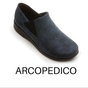 ARCOPEDICO Navy blue Lytech L103 slip on Loafers